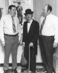 Ed and Willard with Charlie Chaplin actor
