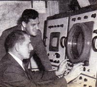 Frank Forrester at the radar screen