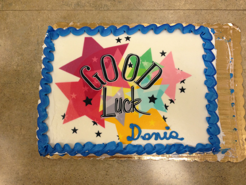 Denis' Good Luck cake